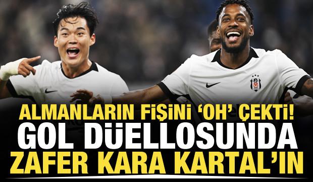 Kartal Avrupa'da y&uuml;ksek u&ccedil;tu! Almanya'dan zaferle d&ouml;nd&uuml;