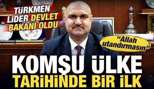 Komşu ülke tarihinde bir ilk: Türkmen lider devlet bakanı oldu