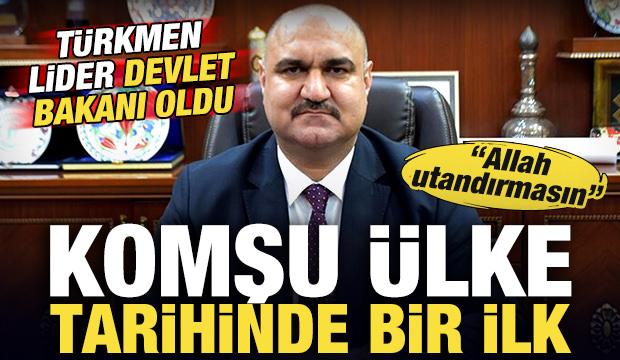Komşu ülke tarihinde bir ilk: Türkmen lider devlet bakanı oldu