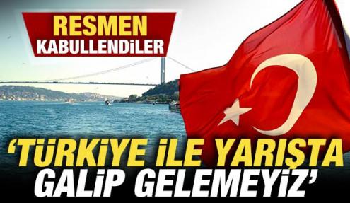 Resmen kabullendiler: Türkiye ile yarışta galip gelemeyiz