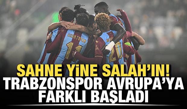 Sahne yine Salah'ın! Trabzonspor, Avrupa'ya farklı başladı