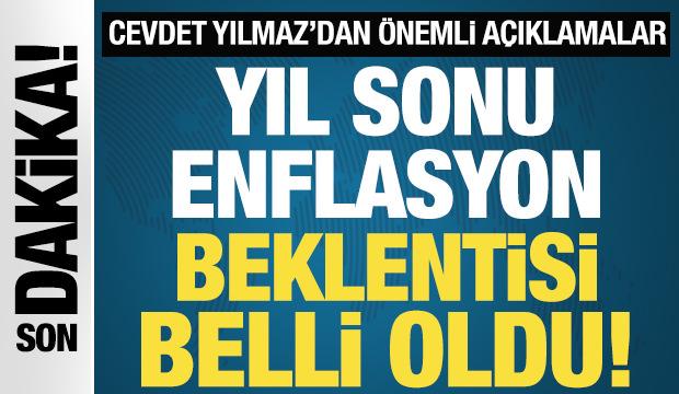 2026 yılı enflasyon beklentisi belli oldu! Cevdet Yılmaz açıkladı