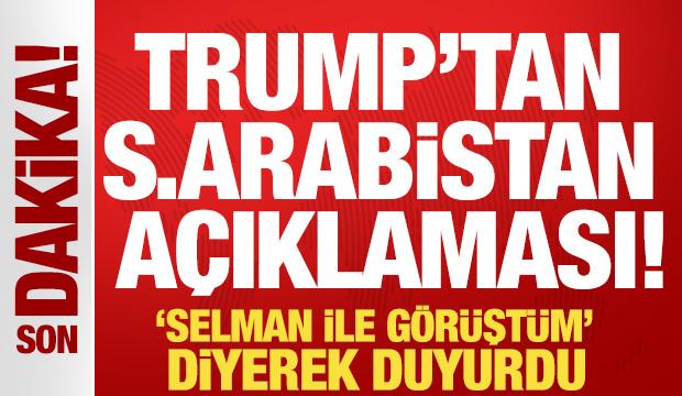 Trump'tan Suudi Arabistan açıklaması! 'Husilerin tavrı çok kötü'