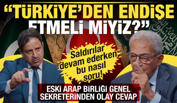 Türkiye'den endişe etmeli miyiz? Eski Arap Birliği Genel Sekreteri Amr Musa'dan olay cevap