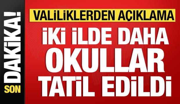 Yalova ve Kocaeli'de olumsuz hava koşulları nedeniyle eğitime 1 gün ara verildi