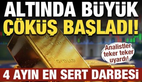 Altında büyük çöküş başladı! 4 ayın en sert darbesi: Analistler teker teker uyardı!
