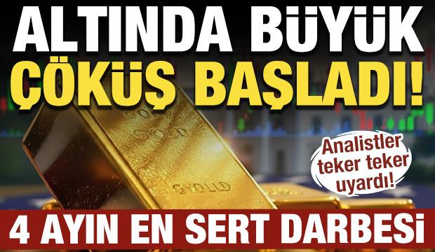 Altında büyük çöküş başladı! 4 ayın en sert darbesi: Analistler teker teker uyardı!