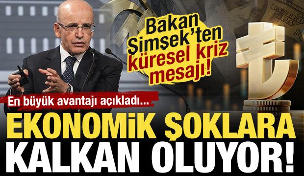 Bakan Şimşek'ten borçluluk mesajı! İşte ekonomik şoklara karşı Türkiye'nin gücü!