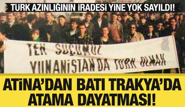 Batı Trakya’da atama dayatması: Türk azınlığının iradesi yine yok sayıldı
