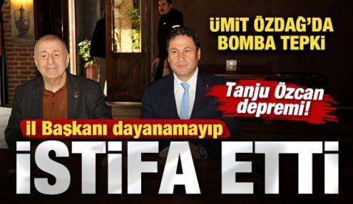 Bolu'da Tanju Özcan depremi! İl Başkanı istifa etti! Ümit Özdağ'a bomba tepki