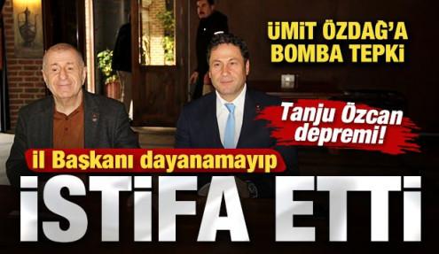 Bolu'da Tanju Özcan depremi! İl Başkanı istifa etti! Ümit Özdağ'a bomba tepki