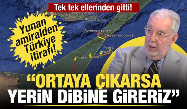 Eski Yunan amiral Egolfopulos'tan Türkiye itirafı: Ortaya çıkarsa yerin dibine gireriz