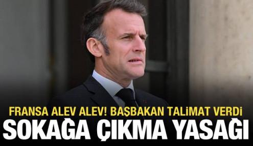 Fransa'da sokağa çıkma yasağı ilan edildi