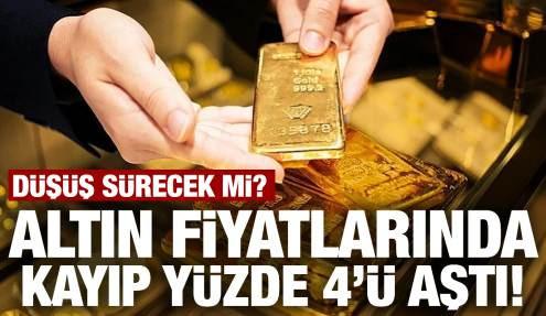 Gram altın sert düştü! Yatırımcılar dikkat