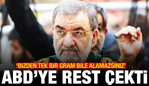 ABD'ye rest: İran'dan 1 gram bile uranyum çıkarılmayacak