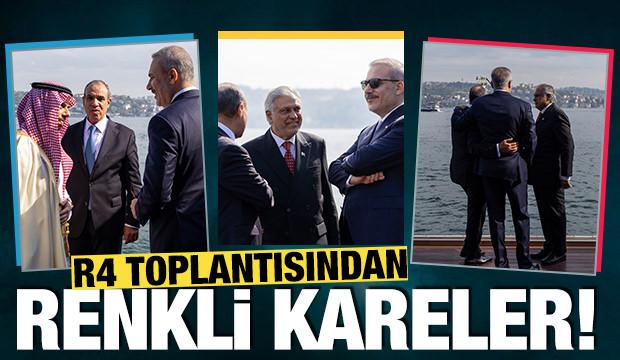 İstanbul'da R4 Dışişleri Bakanları toplantısı yapıldı! İşte &ccedil;arpıcı kareler