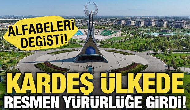Kardeş ülkede resmen yürürlüğe girdi! Alfabeleri değişti