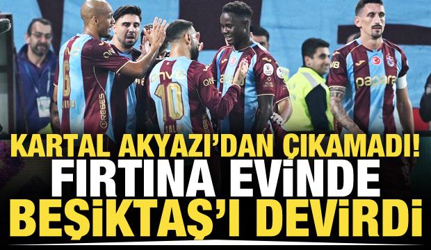Kartal, Akyazı'dan &ccedil;ıkamadı! Fırtına, Beşiktaş'ı da devirdi