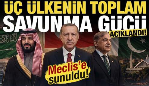 Mekke Anlaşması Meclis'e sunuldu! İşte üç ülkenin toplam savunma gücü...