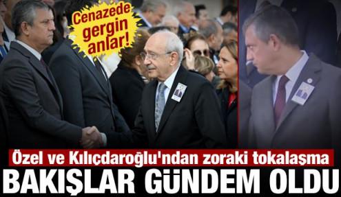 Özel ile Kılıçdaroğlu aynı törende! Yüz ifadesi gündem oldu
