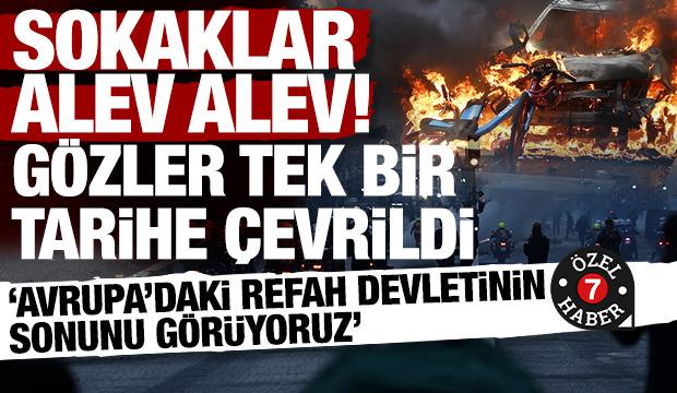 Fransa'da sokaklar alev alev! 5 kasım i&ccedil;in kritik uyarı geldi: Kontrol edilemezse...