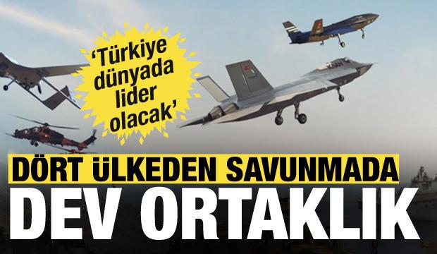 Savunma sanayiinde T&uuml;rkiye'den &ouml;nemli adım! 4 &uuml;lke ile ortak projeler oluşturulacak