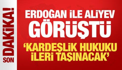 Son Dakika: Erdoğan, Aliyev ile görüştü