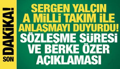 Son dakika: Sergen Yalçın'dan A Milli Takım için ilk açıklama geldi: Hayırlı olsun!