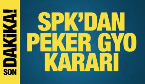 SPK'dan Peker GYO kararı: Tera'nın oy hakları donduruldu, paylar borsada işlem göremeyecek