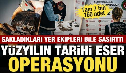 Tarihi eser kaçakçılığına darbe! İki TIR’da 6 bin 910 sikke yakalandı