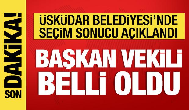 Üsküdar Belediyesi'nde başkan vekili seçildi