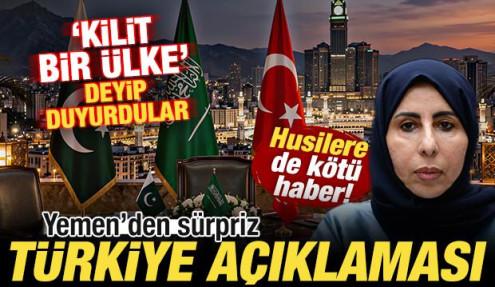 Yemen'den sürpriz Türkiye açıklaması! 'Kilit bir ülke' deyip duyurdu! Husilere kötü haber