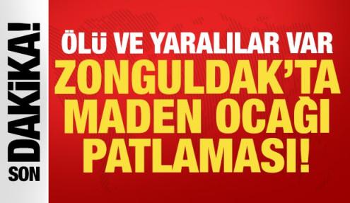 Zonguldak'ta maden ocağında patlama: Ölü ve yaralılar var!