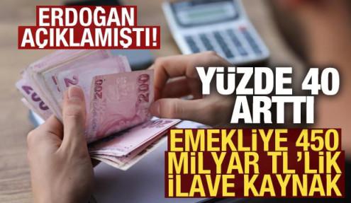 2027 bütçesinde emekliye 450 milyar liralık ilave kaynak ayrıldı
