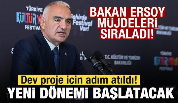 Bakan müjdeleri sıraladı! Dev projeler için adım atıldı! Yeni dönemi başlatacak