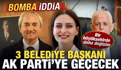 Bomba iddia: 3 belediye başkanı AK Parti'ye geçecek! Bir büyükşehirde daha değişim