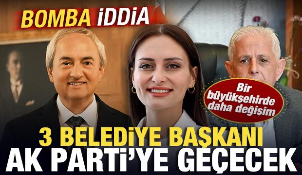 Bomba iddia: 3 belediye başkanı AK Parti'ye geçecek! Bir büyükşehirde daha değişim