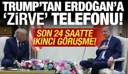 Erdoğan ABD Başkanı Trump ile görüştü!