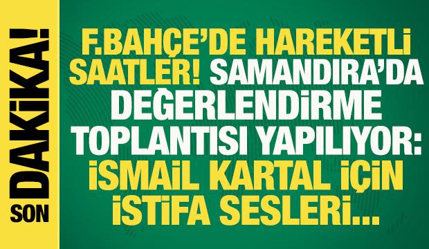 Fenerbahçe'de hareketli saatler! İsmail Kartal için 'istifa' iddiası