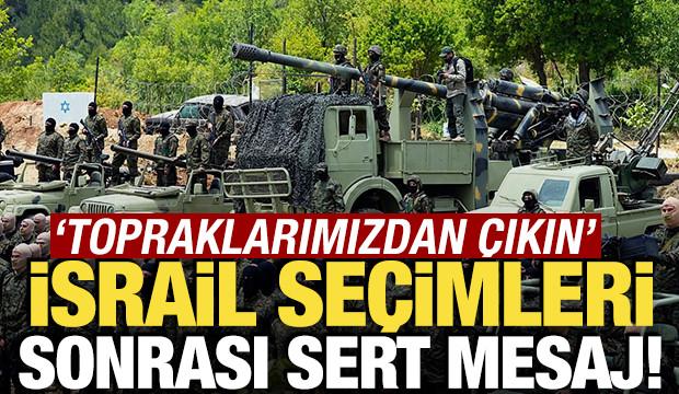 İsrail'deki seçim sonrası sert mesaj! 'Topraklarımızdan çıkın'