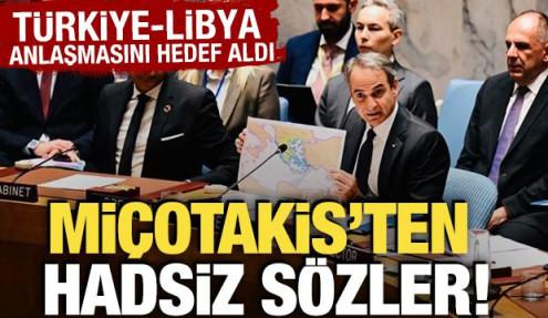 Kiryakos Miçotakis'ten hadsiz sözler! Türkiye-Libya anlaşmasını hedef aldı