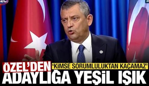 Özgür Özel'den cumhurbaşkanlığı adaylığına yeşil ışık