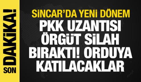 Sincar'da yeni dönem! PKK uzantısı YBŞ silah bıraktı: Orduya katılacaklar