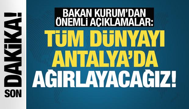 Son Dakika: Bakan Kurum'dan &ouml;nemli a&ccedil;ıklamalar!