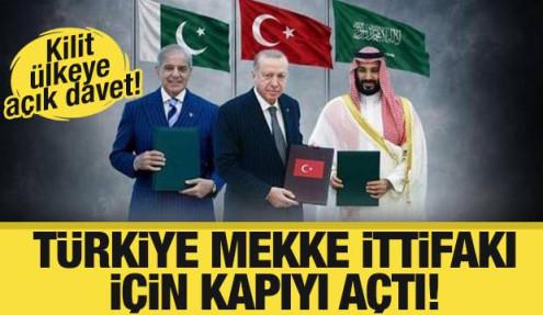 Türkiye Mekke ittifakı için kapıyı açtı: Kilit ülkeye açık davet!