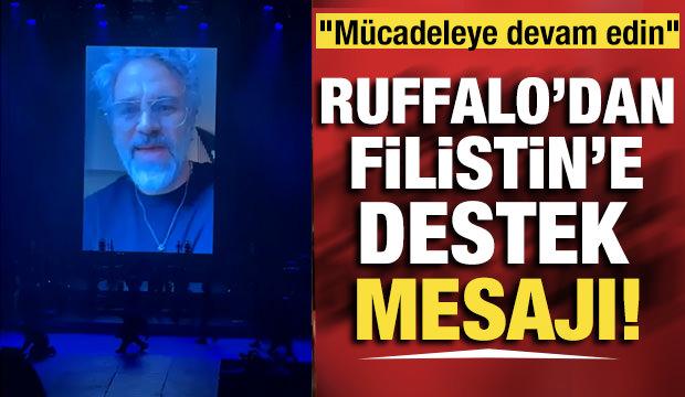&Uuml;nl&uuml; akt&ouml;r Ruffalo'dan  Filistin direnişine mesaj: ''Haklı m&uuml;cadelenize devam edin''
