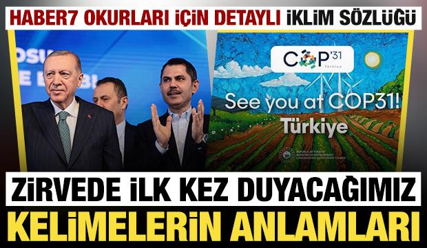 Zirvede ilk kez duyacağımız kelimelerin anlamları: COP31 için detaylı iklim sözlüğü