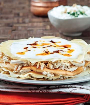 Tavuk etli krep tarifi