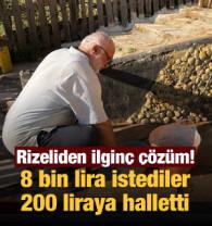 Evinin dış cephesi için 8 bin lira istediler, 200 liraya kendi yöntemiyle yaptı