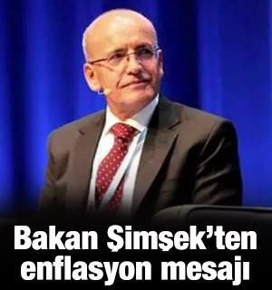 Bakan Şimşek'ten enflasyon mesajı!